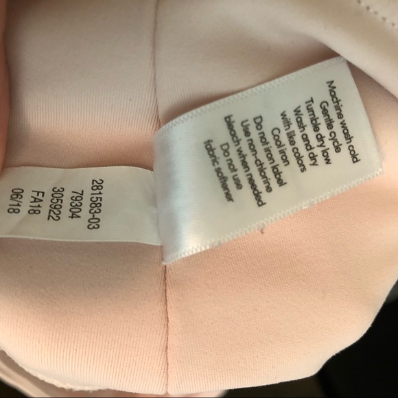 Athleta Eclipse Tights 7/8 Ballerina Gown Light Pink Mesh Inserts Medium - Picture 7 of 7